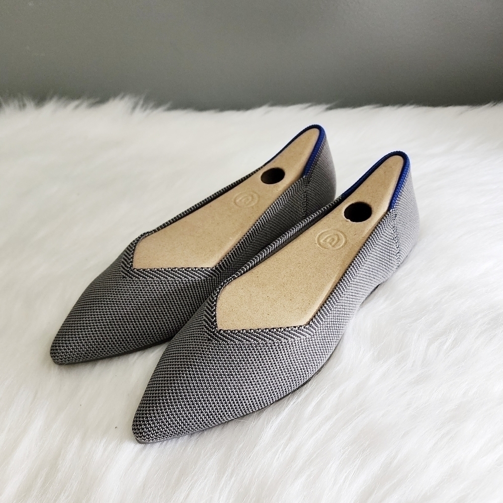 *NWOB* Rothy's The Point in Birdseye Grey